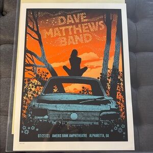Dave Matthews Band Concert Poster